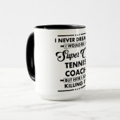 Mug Funny Occupation/Profession Super Cool Coach (Devant gauche)