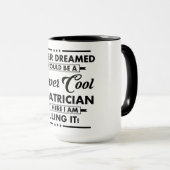 Mug Funny Occupation/Profession Super Cool Doctor (Devant droit)