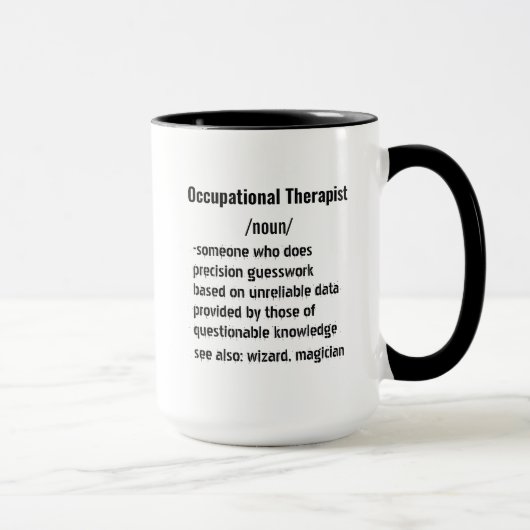 Mug Funny Occupational Therapist Definition gifts  (Droite)