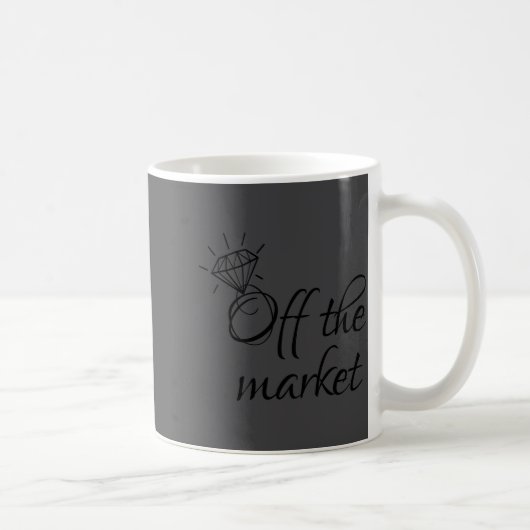 Mug Funny Off The Market L Bride To Be  (Droite)