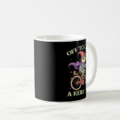 Mug Funny Off To Cause A Kerfuffle Whimsical Wizard Fr (Devant droit)