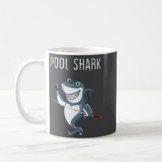 Mug Funny Ol Shark Ol Players Billiard  (Gauche)