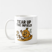 Mug Funny Onion Rings Baseball Base Infield Glove Soft (Gauche)