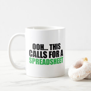 Mug Funny Ooh Cela Demande Un Comptable De Feuille De