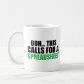 Mug Funny Ooh Cela Demande Un Comptable De Feuille De (Gauche)