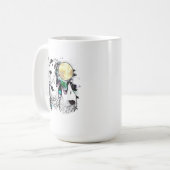 Mug Funny Opossum Moon Cute Screaming Possum (Devant gauche)