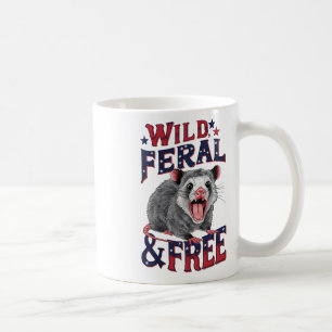 Mug Funny Opossum non charné Feral sauvage et Possum g