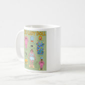 Mug FUNNY Over the Hill Old Lady Papier poupée (Devant gauche)