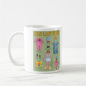 Mug FUNNY Over the Hill Old Lady Papier poupée (Gauche)