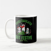 Mug Funny Overstimulated But Festive Christmas Ssum Ho (Gauche)