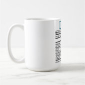 Mug Funny Papa Nutrition Facts (Gauche)