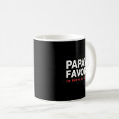 Mug Funny Papaw's Favorite Granhild I'm Papaw's Favori (Devant droit)