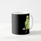 Mug Funny Parakeet Porter Des Lunettes De Soleil Jouer (Devant droit)