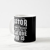 Mug Funny Pastor Venin For Men Cool Christian Church (Devant gauche)
