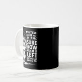 Mug Funny Patience Gift Card Quote Retro Mpy Outfit Fo (Devant gauche)