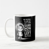 Mug Funny Patience Gift Card Quote Retro Mpy Outfit Fo (Gauche)