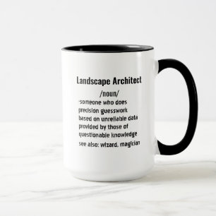 Mug Funny Paysage Architecte Définition cadeaux