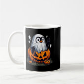 Mug Funny Penguin Boo Halloween Ghost Womens Mens Kids (Gauche)