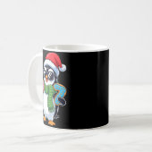 Mug Funny Penguin Six Seven 67 Ice Cream Christmas Boy (Devant gauche)