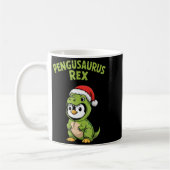 Mug Funny Penguin T-rex Costume Christmas Kids Boys (Gauche)
