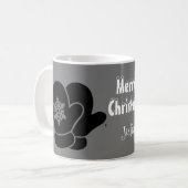 Mug Funny Père Noël Cookies Whimsical Magique Neige No (Devant gauche)