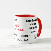 Mug Funny Personalisable Pet Peeves Hates Swear Words (Devant droit)