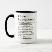 Mug Funny Personalized Chaos Coordinator Appreciation (Gauche)