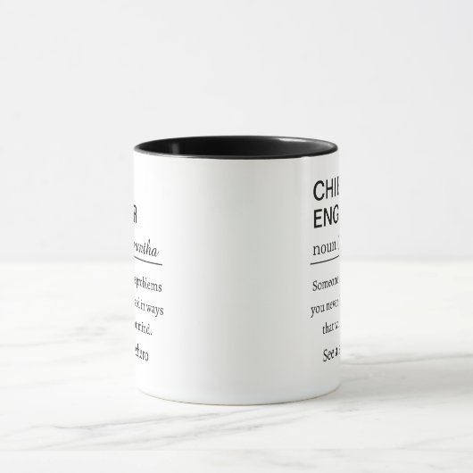 Mug Funny Personalized Chief Engineer Definition (Centre)