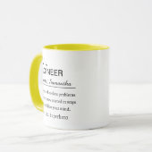 Mug Funny Personalized Civil Engineer Definition (Devant gauche)