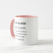 Mug Funny Personalized Flight Nurse Definition (Devant gauche)