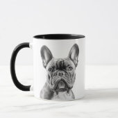 Mug Funny Personalized French Bulldog Amoureux des chi (Gauche)