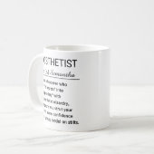 Mug Funny Personalized Prosthetist Definition (Devant gauche)