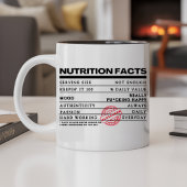 Mug Funny Personnalisé Étiquette de typographie classi