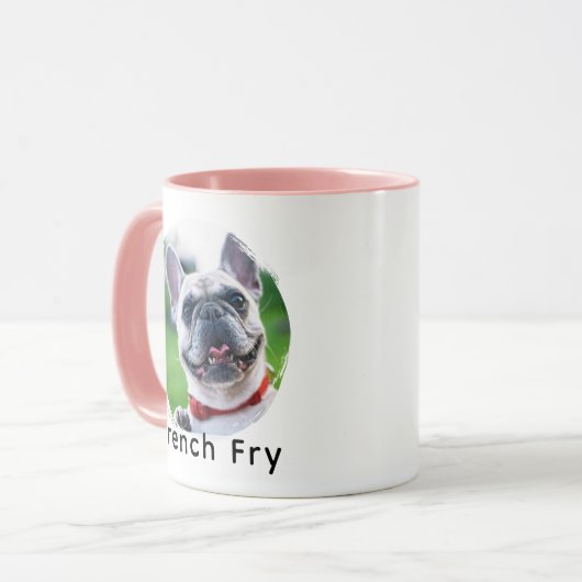 Mug Funny Personnalisé Personnalisé Animaux de compagn (Devant gauche)