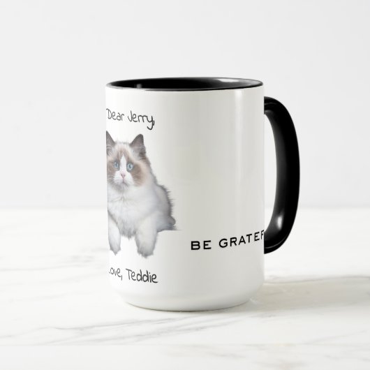 Mug Funny Pet Parent Custom (Devant droit)