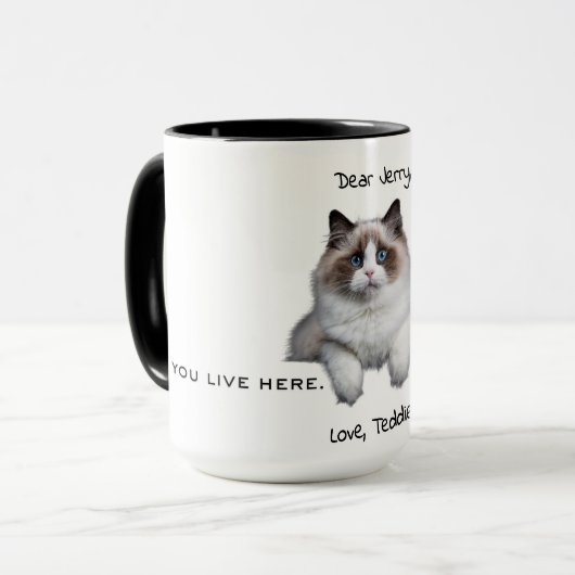 Mug Funny Pet Parent Custom  (Devant gauche)