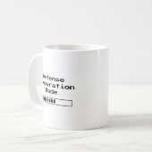 Mug Funny Phd Graduation Defense Preparation Mode (Devant gauche)