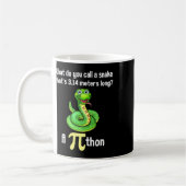 Mug Funny Pi Day Puns Pithon Mage Professeur plaisante (Gauche)