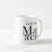 Mug Funny Pi Symbole Math Geek Nerd STEM Enseignant (Devant droit)