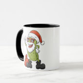 Mug Funny Pickle Santa Claus (Devant gauche)