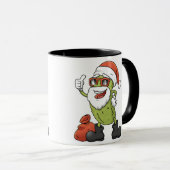 Mug Funny Pickle Santa Claus (Devant droit)