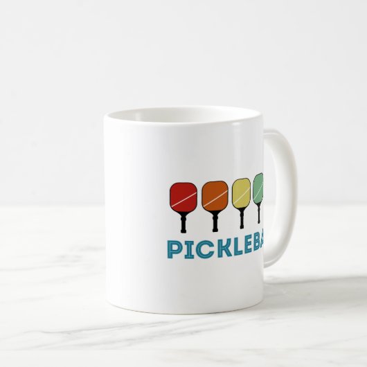 Mug Funny Pickleball Retro Vintage (Devant droit)