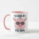 Mug Funny Pig Pun (Gauche)