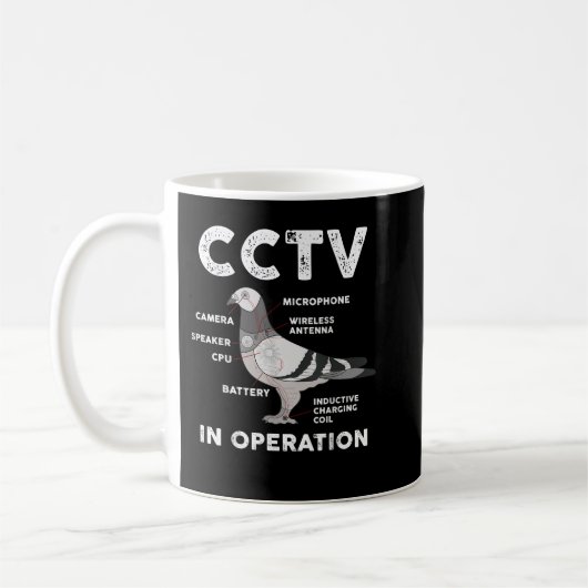 Mug Funny Pigeon (Gauche)