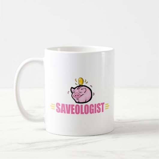Mug Funny Piggy Bank (Gauche)