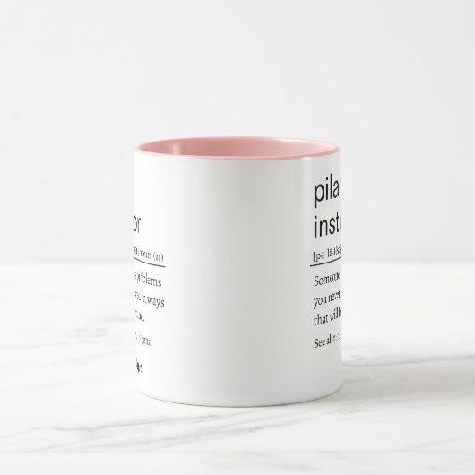 Mug Funny Pilates Instructor Definition (Centre)