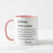 Mug Funny Pilates Instructor Definition (Gauche)