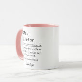 Mug Funny Pilates Instructor Definition (Devant gauche)