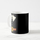 Mug Funny Pilgrim Costume Turkey Leg Thanksgiving Than (Devant gauche)