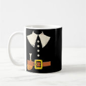 Mug Funny Pilgrim Costume Turkey Leg Thanksgiving Than (Gauche)
